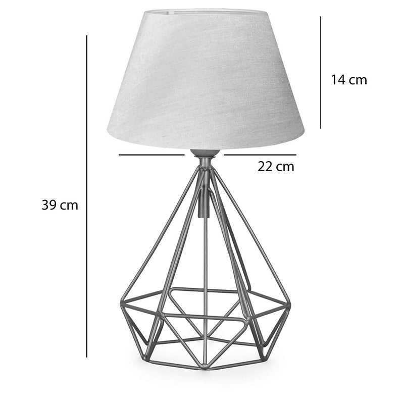 Επιτραπέζιο φωτιστικό PWL-1080 pakoworld Ε27 μπεζ-χρυσό Φ22x39εκ - Hippiehome.gr