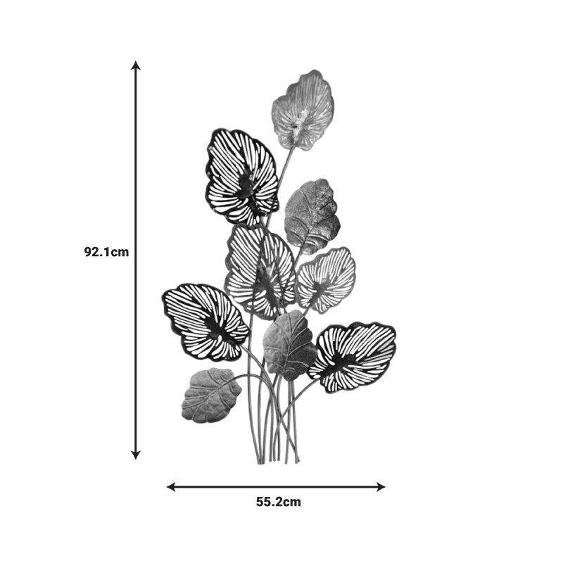 Διακοσμητικό τοίχου Irida Inart μέταλλο πολύχρωμο 55.2x2.5x92.1εκ - Hippiehome.gr