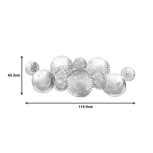 Διακοσμητικό τοίχου Dille Inart μέταλλο πολύχρωμο 114.9x4.4x43.2εκ - Hippiehome.gr