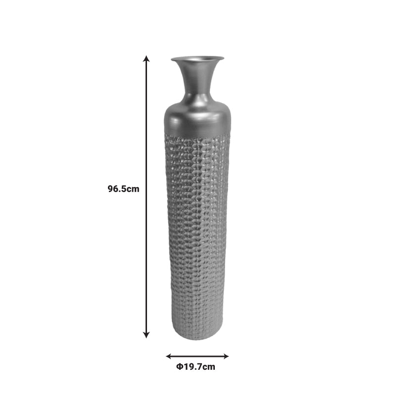 Διακοσμητικό βάζο δαπέδου Perikl Inart μέταλλο σε χρυσή απόχρωση Φ19.7x96.5εκ - Hippiehome.gr