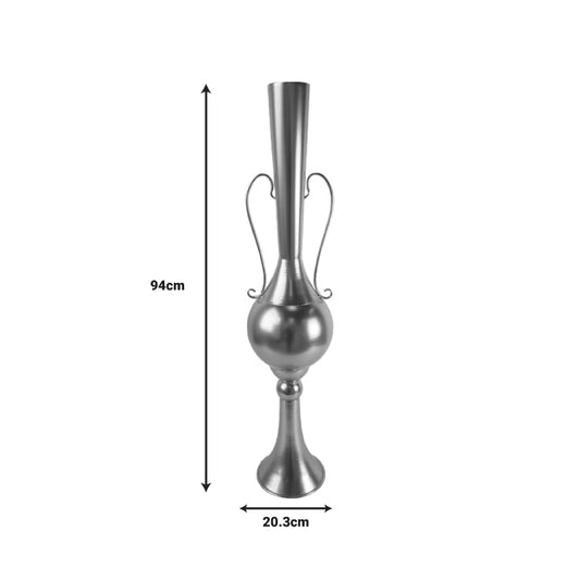 Διακοσμητικό βάζο δαπέδου Hra Inart μέταλλο σε χρυσή απόχρωση Φ20.3x94εκ - Hippiehome.gr