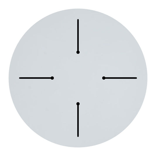 Επιφάνεια τραπεζιού Fervor pakoworld HPL ivory Φ69εκ πάχους 12mm - Hippiehome.gr