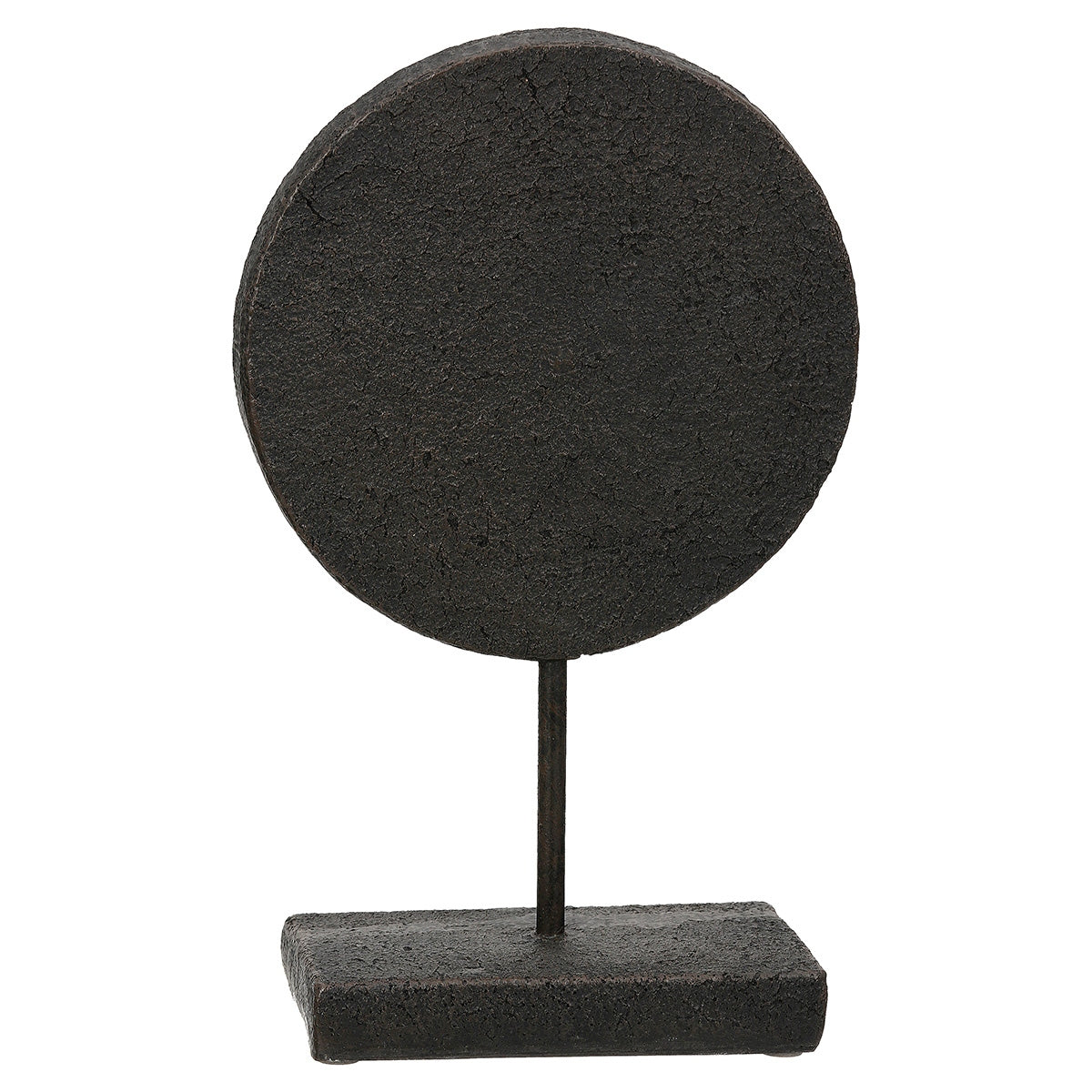 Stand Relief Round "Lice" Face Motif Πολυρεζίνη Μαύρο PU 15x8x24.5cm - Hippiehome.gr