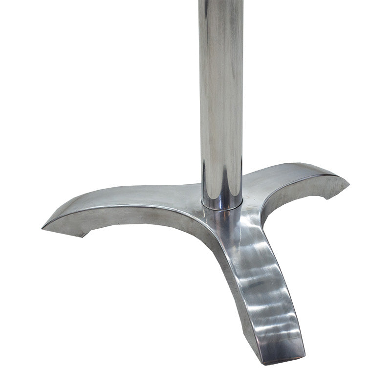 Βάση τραπεζιού bar μεσαίου ύψους Greet pakoworld αλουμινίου τρίνυχη 59x59x72εκ - Hippiehome.gr