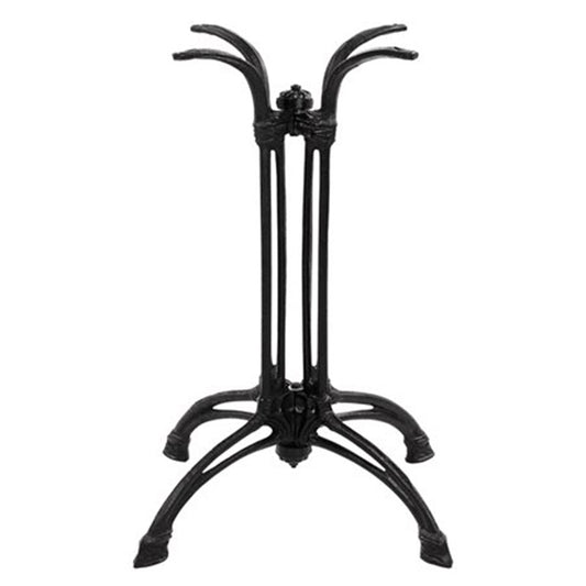 Βάση τραπεζιού Jewel pakoworld μαντέμι τετράνυχη μαύρη 72εκ - Hippiehome.gr