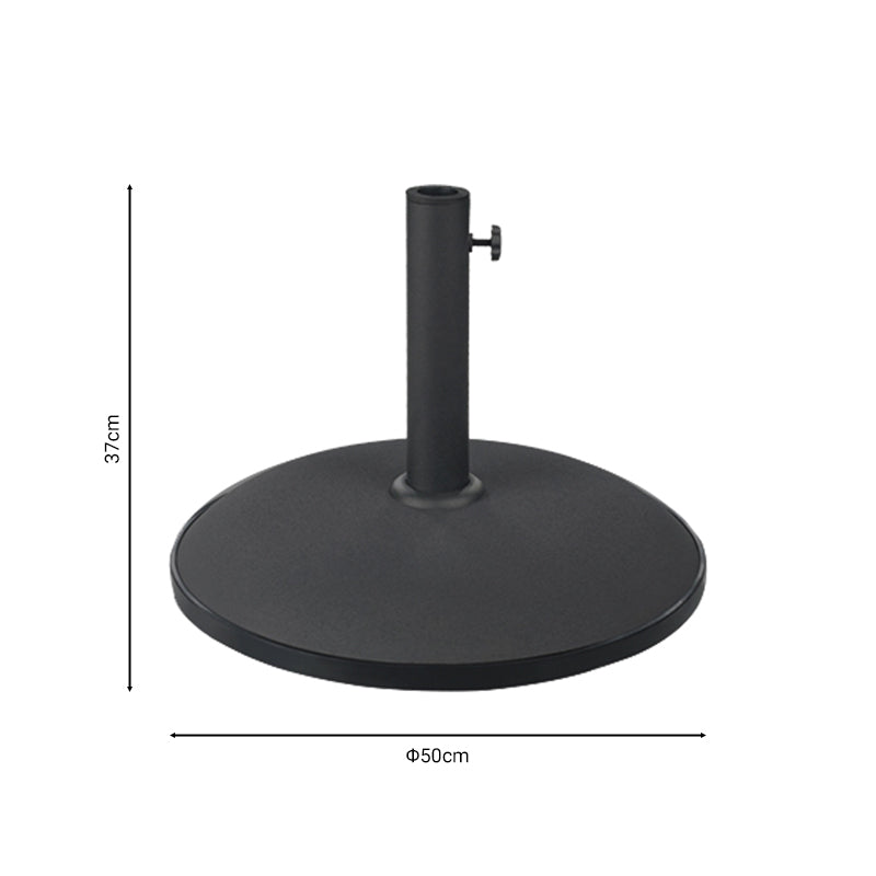 Βάση ομπρέλας Elfie pakoworld τσιμέντο μαύρο 25kg Φ50εκ - Hippiehome.gr