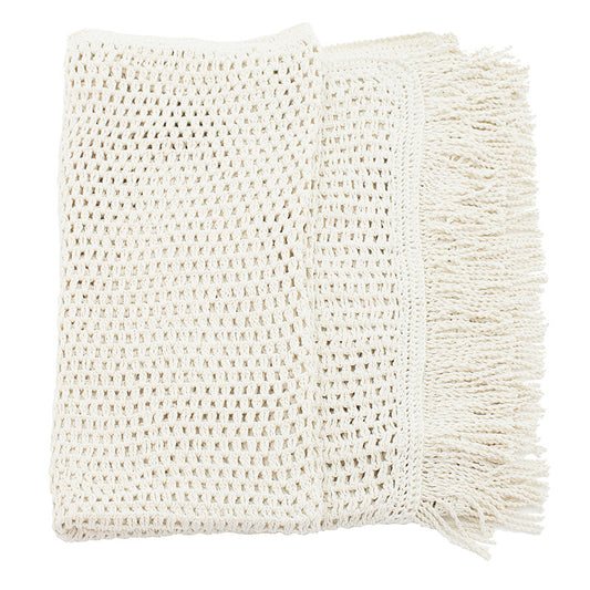 Δίχτυ σκίασης Roof pakoworld μακραμέ μπεζ 2x2m - Hippiehome.gr