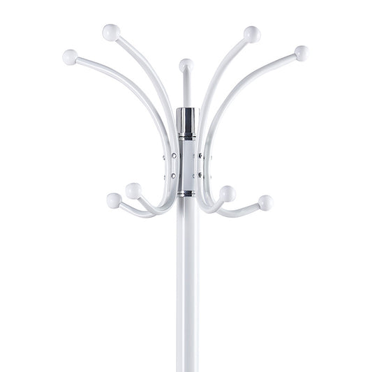 Καλόγερος ρούχων Nicolo pakoworld μέταλλο λευκό Φ37x175εκ - Hippiehome.gr