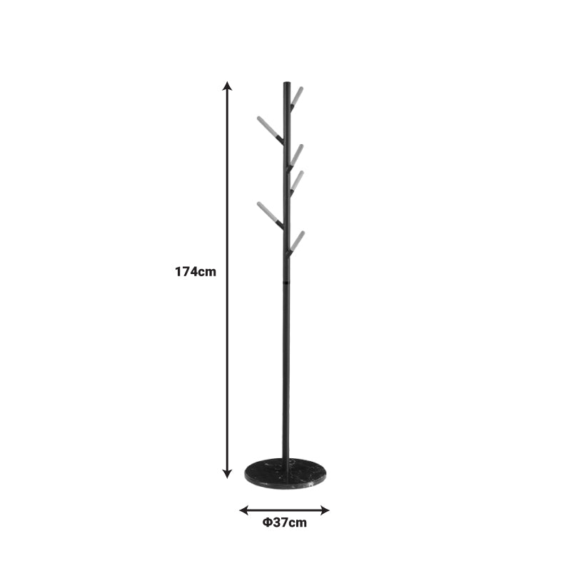 Καλόγερος ρούχων Ponziele μέταλλο σε μαύρη απόχρωση Φ37x174εκ - Hippiehome.gr