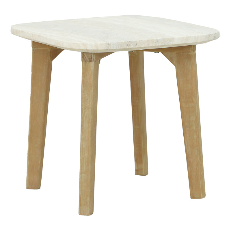 Σετ σαλονιού 3τμχ Nicholas pakoworld μασίφ ξύλο ευκαλύπτου-μπεζ ύφασμα - Hippiehome.gr