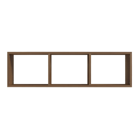Ραφιέρα τοίχου Mikoro pakoworld σε φυσική απόχρωση 90x22x25.6εκ - Hippiehome.gr