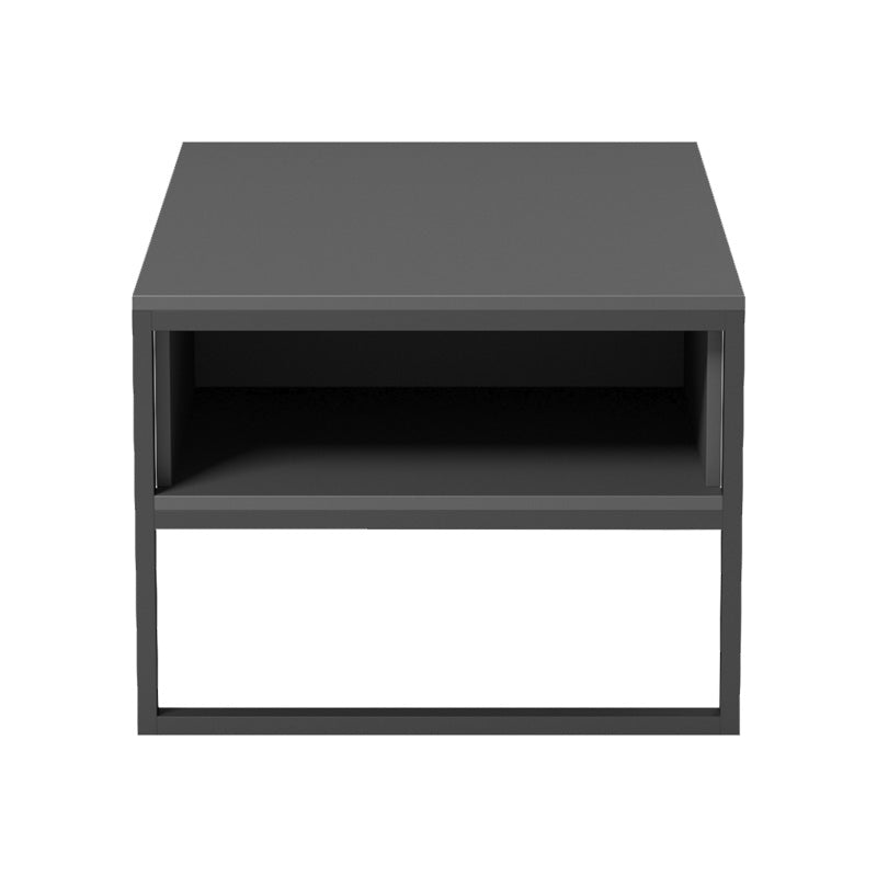 Τραπέζι σαλονιού Bendon pakoworld σε ανθρακί-μαύρη απόχρωση 100x60x44.5εκ - Hippiehome.gr