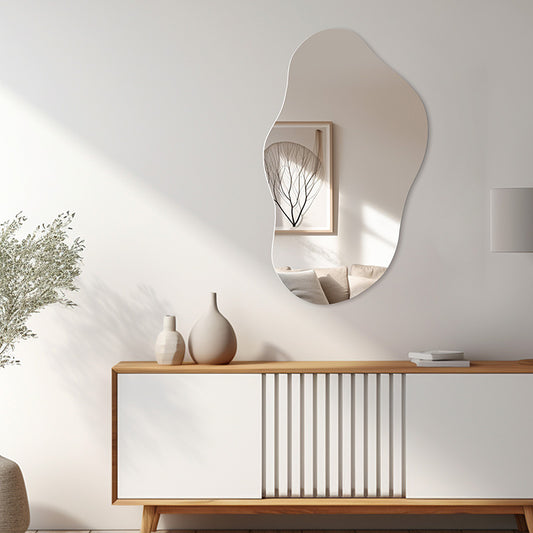Καθρέπτης Ιrregular 2 pakoworld 35x1x60εκ - Hippiehome.gr