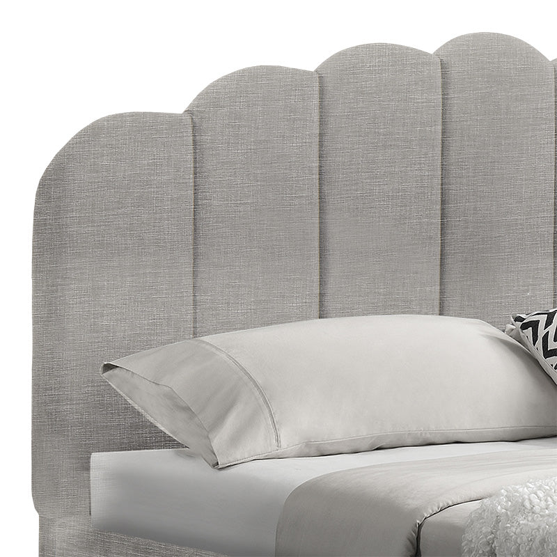 Κρεβάτι Tatiana pakoworld ύφασμα γκρι με αποθηκευτικό χώρο 160x200εκ - Hippiehome.gr