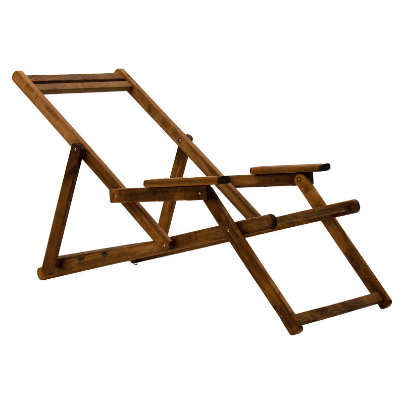 Σεζλόνγκ Retto pakoworld μασίφ ξύλο οξιάς καρυδί - Hippiehome.gr