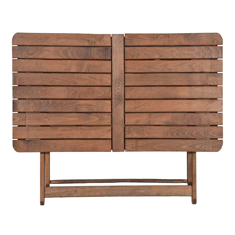 Τραπέζι Retto pakoworld μασίφ ξύλο οξιάς καρυδί εμποτισμού 140x80x76εκ - Hippiehome.gr