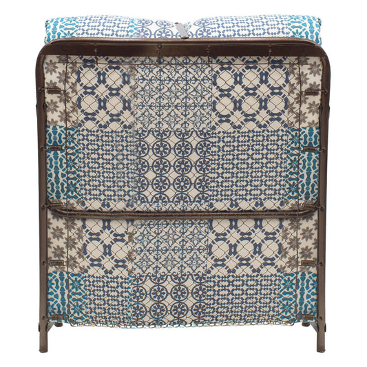 Ράντζο-κρεβάτι μονό Daxel pakoworld μεταλλικός σομιές 6εκ στρώμα 180x80εκ - Hippiehome.gr