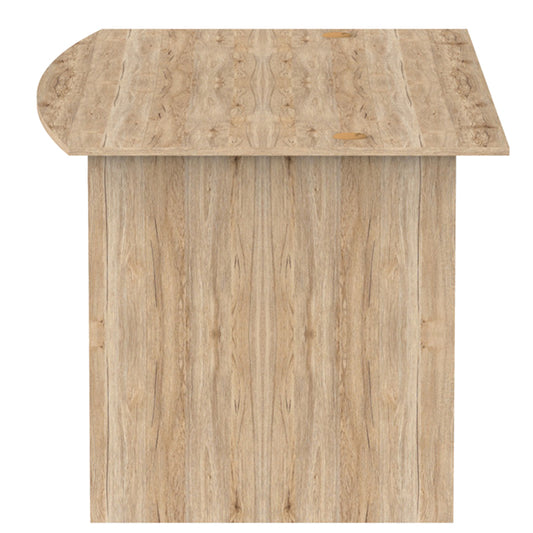 Γραφείο εργασίας Anze pakoworld φυσικό μελαμίνης 180x93.5x75εκ - Hippiehome.gr