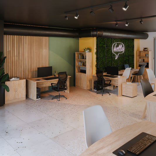 Συρταριέρα γραφείου τροχήλατη Anze pakoworld φυσικό μελαμίνης 48x38x53εκ - Hippiehome.gr