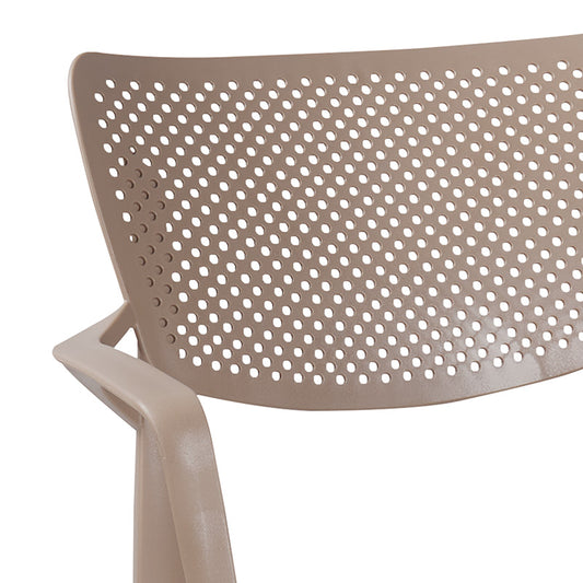 Πολυθρόνα Frontline pakoworld PP cappucino - Hippiehome.gr