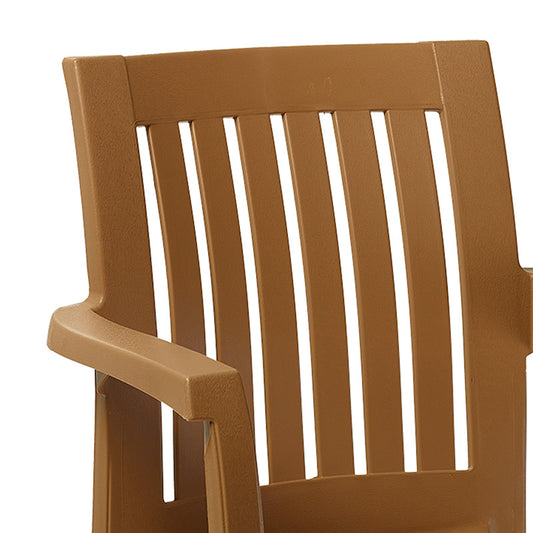 Πολυθρόνα Expand pakoworld PP σε καφέ απόχρωση - Hippiehome.gr