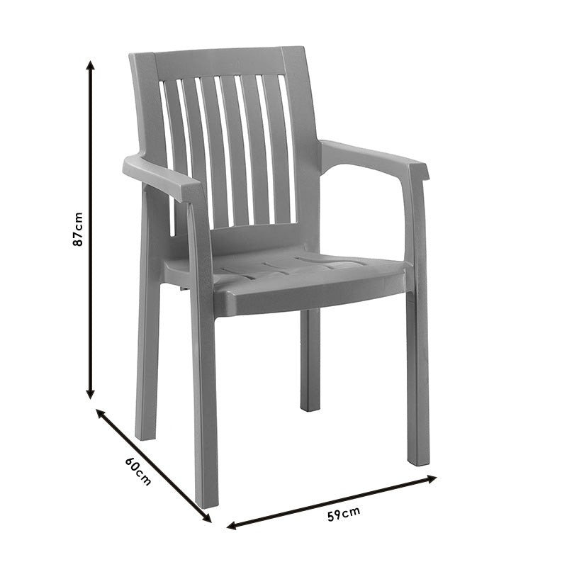 Πολυθρόνα Expand pakoworld PP σε καφέ απόχρωση - Hippiehome.gr