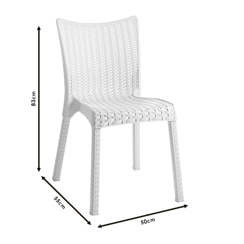 Καρέκλα Confident pakoworld PP cappucino - Hippiehome.gr