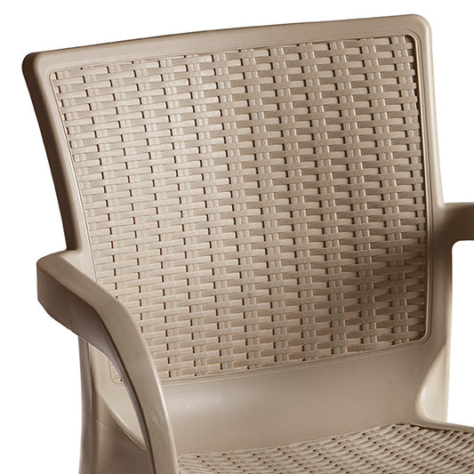 Πολυθρόνα Festive pakoworld PP cappucino - Hippiehome.gr