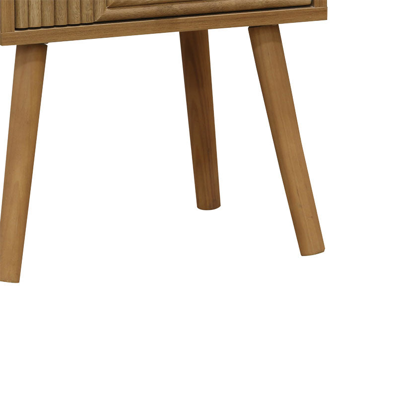 Κομοδίνο Historic pakoworld με 2 συρτάρια φυσικό με φυσικό ξύλο πεύκου πόδια 37.5x32x54εκ - Hippiehome.gr