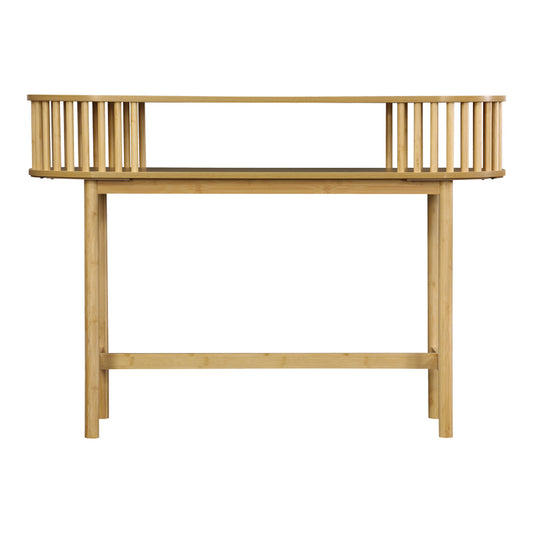 Κονσόλα Nodial pakoworld MDF/Bamboo σε φυσική απόχρωση 120x39x85εκ - Hippiehome.gr