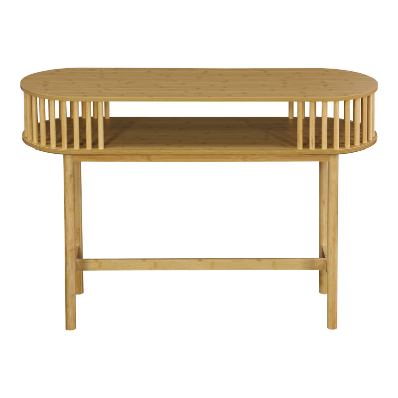 Κονσόλα Nodial pakoworld MDF/Bamboo σε φυσική απόχρωση 120x39x85εκ - Hippiehome.gr