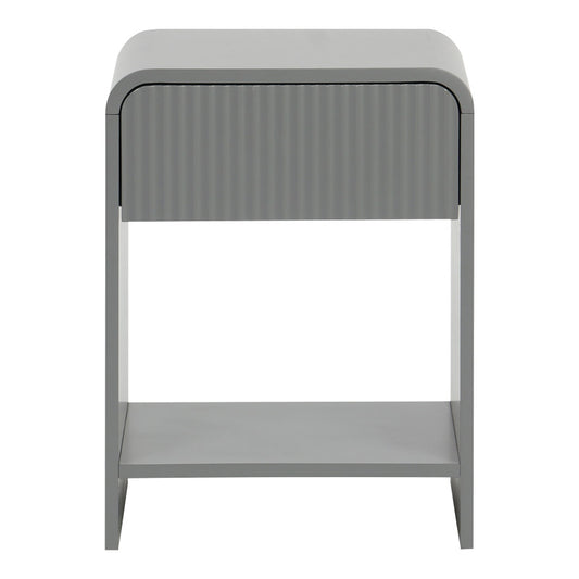 Κομοδίνο Lemperto pakoworld MDF σε γκρι απόχρωση 40x40x53εκ - Hippiehome.gr