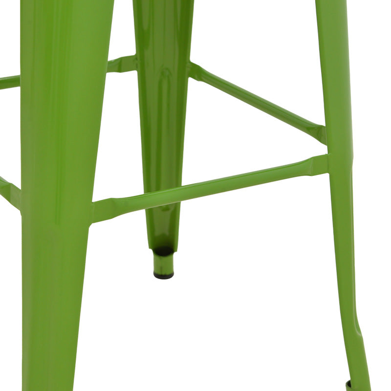 Σκαμπό μπαρ Utopia pakoworld μέταλλο σε πράσινη απόχρωση 42x42x76εκ - Hippiehome.gr