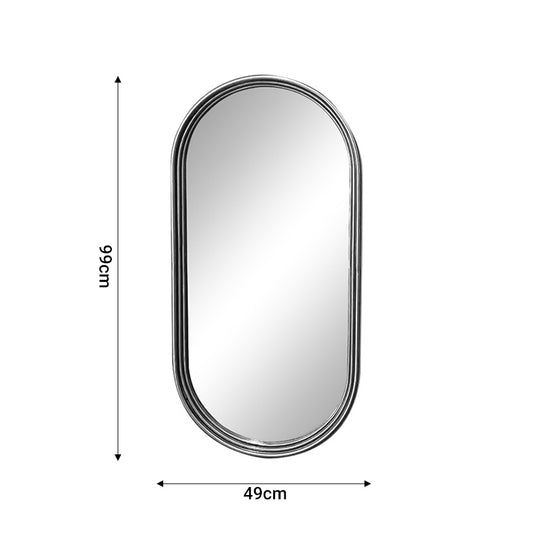 Καθρέπτης Olympon Inart χρυσό μέταλλο 49x5x99εκ - Hippiehome.gr