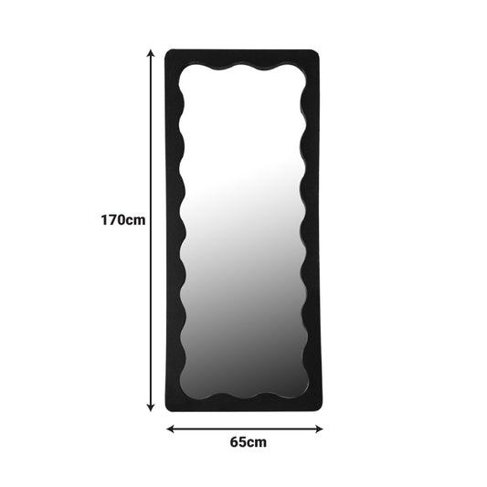 Καθρέπτης Werdy Inart ξύλο σε λευκή απόχρωση 65x2.4x170εκ - Hippiehome.gr