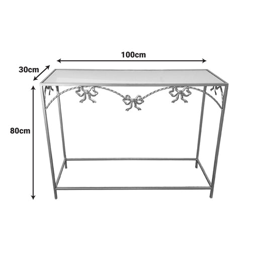Κονσόλα Frensia Inart μέταλλο σε χρυσή απόχρωση 100x30x80εκ - Hippiehome.gr