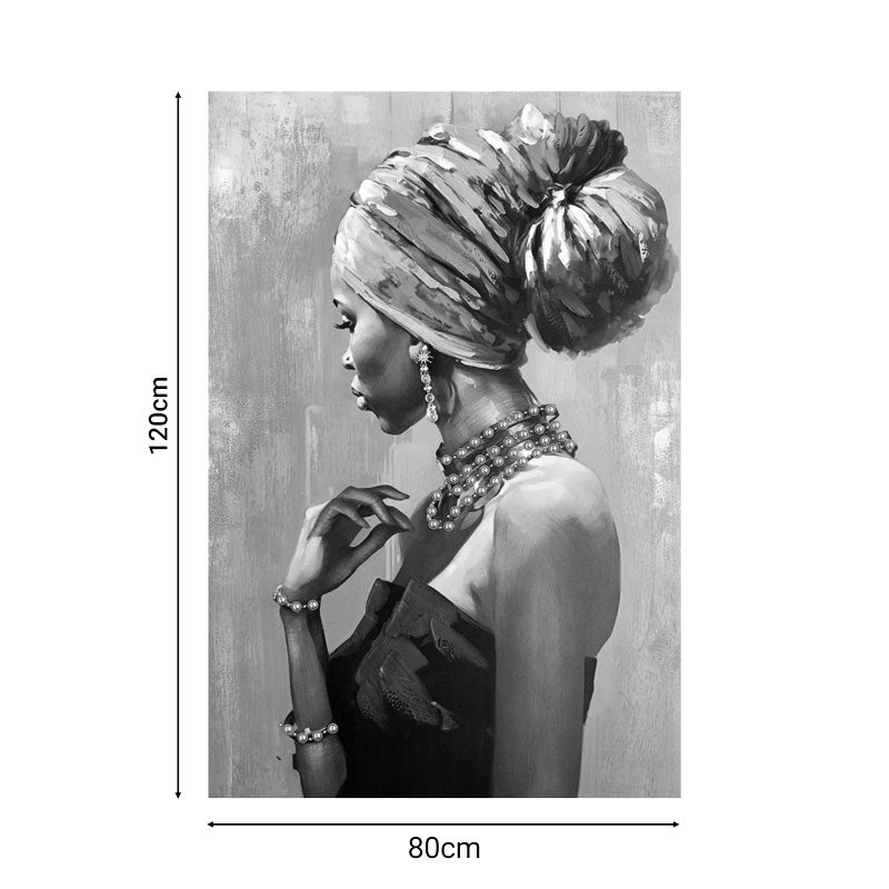 Πίνακας σε καμβά African 3D Inart 80x3x120εκ - Hippiehome.gr