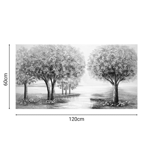 Πίνακας σε καμβά Forest I 3D Inart 120x3x60εκ - Hippiehome.gr