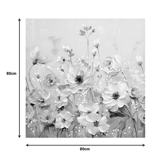 Πίνακας σε καμβά Rozy I Inart 80x3x80εκ - Hippiehome.gr