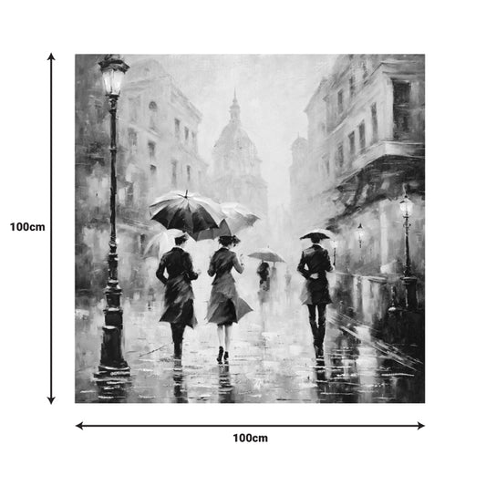 Πίνακας σε καμβά Nightdream I Inart 100x3x100εκ - Hippiehome.gr