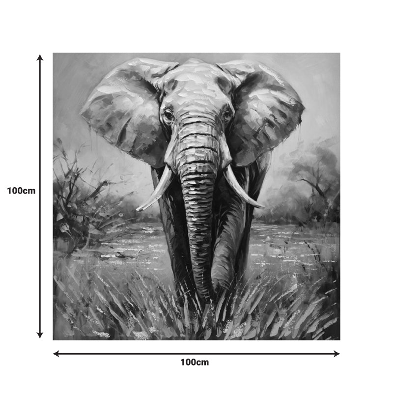Πίνακας σε καμβά Elepho Inart 100x3x100εκ - Hippiehome.gr