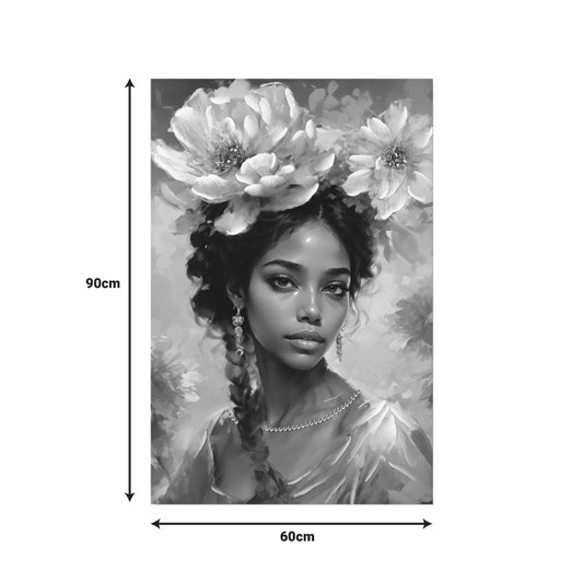 Πίνακας σε καμβά Lilibet 3D Inart 60x2.5x90εκ - Hippiehome.gr