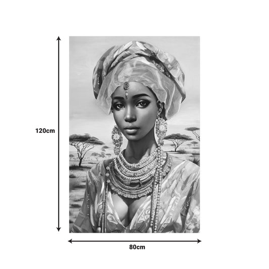 Πίνακας σε καμβά Zerbera I 3D Inart 80x3x120εκ - Hippiehome.gr