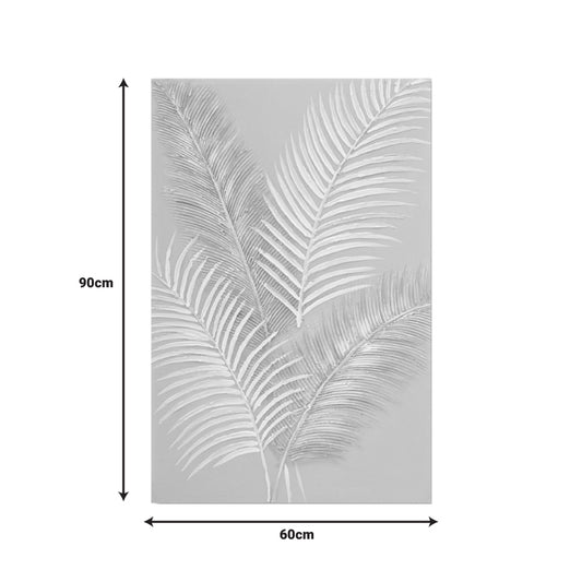 Πίνακας σε καμβά Leavy I Inart 60x3x90εκ - Hippiehome.gr