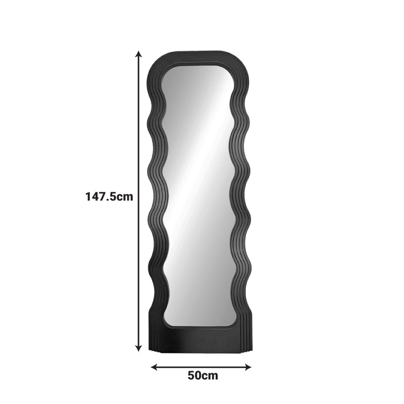 Καθρέπτης Spejo pakoworld λευκό PP 50x2.8x147.5εκ - Hippiehome.gr