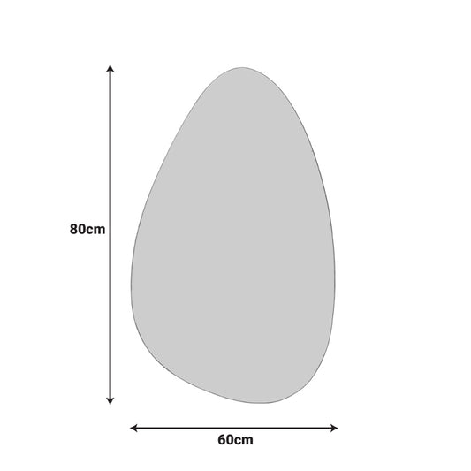 Καθρέπτης Spegio pakoworld 50x1x80εκ - Hippiehome.gr