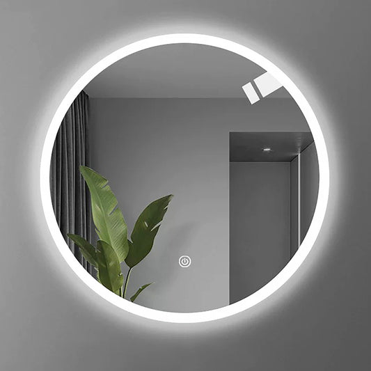 Καθρέπτης Led Lucox pakoworld pp-αλουμίνιο Φ60x3εκ - Hippiehome.gr