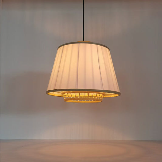 Φωτιστικό οροφής Torzo Inart Ε27 μπαμπού σε φυσική απόχρωση Φ40x32.5εκ - Hippiehome.gr