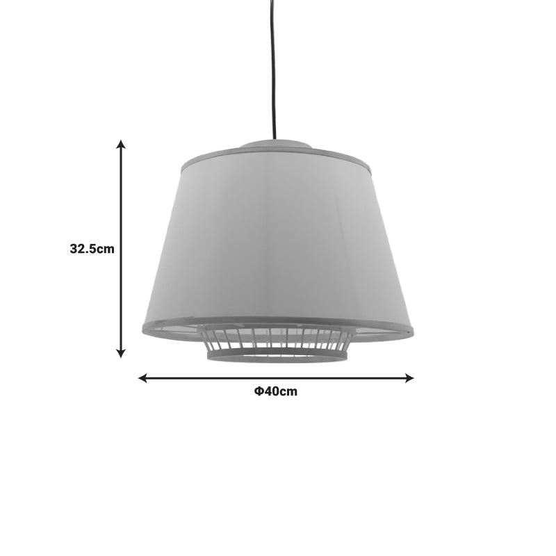 Φωτιστικό οροφής Torzo Inart Ε27 μπαμπού σε φυσική απόχρωση Φ40x32.5εκ - Hippiehome.gr