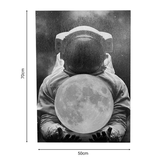 Πίνακας σε καμβά Serlom 3D Inart 50x3x70εκ - Hippiehome.gr